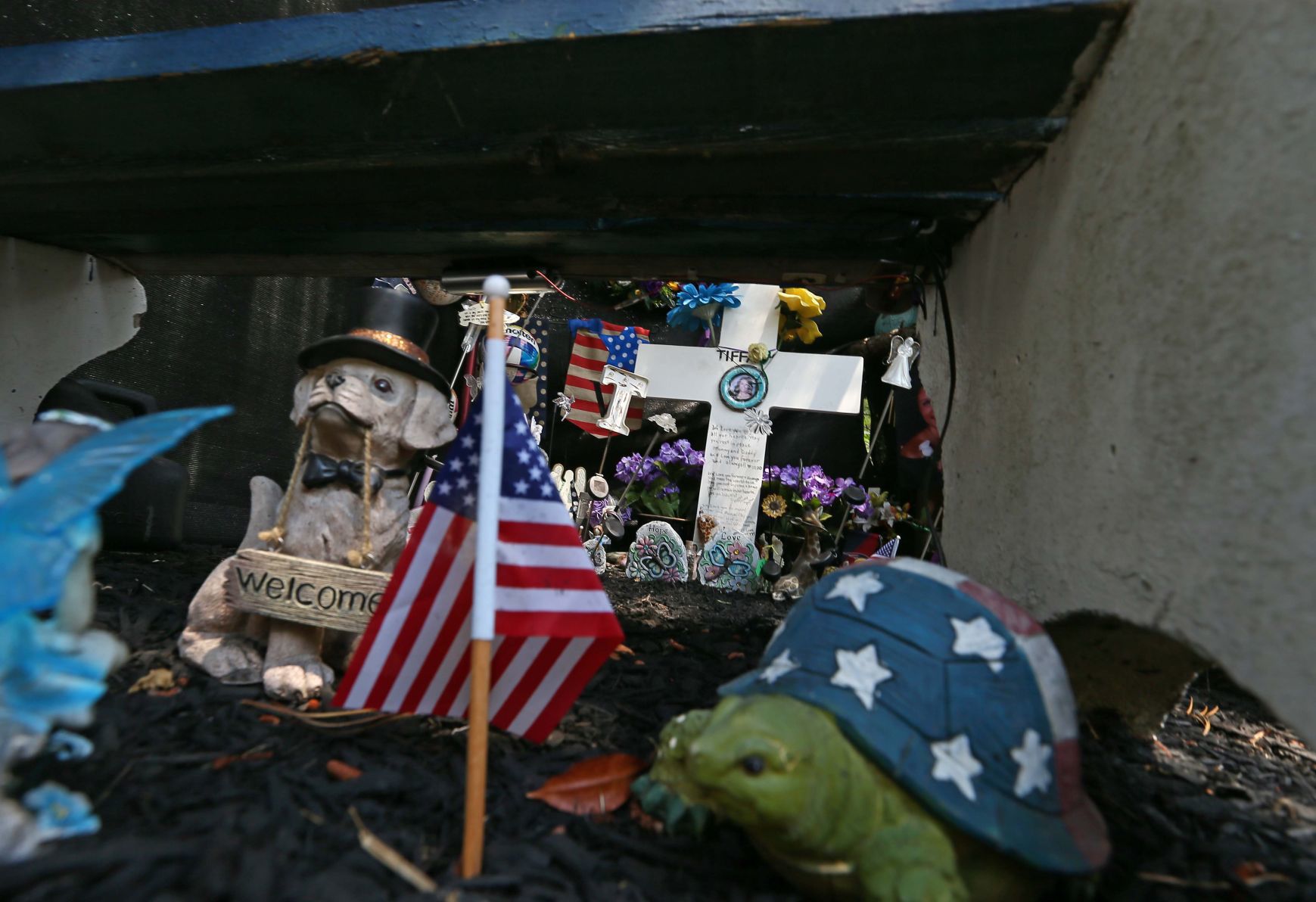 A shrine for Tiffany Valiante